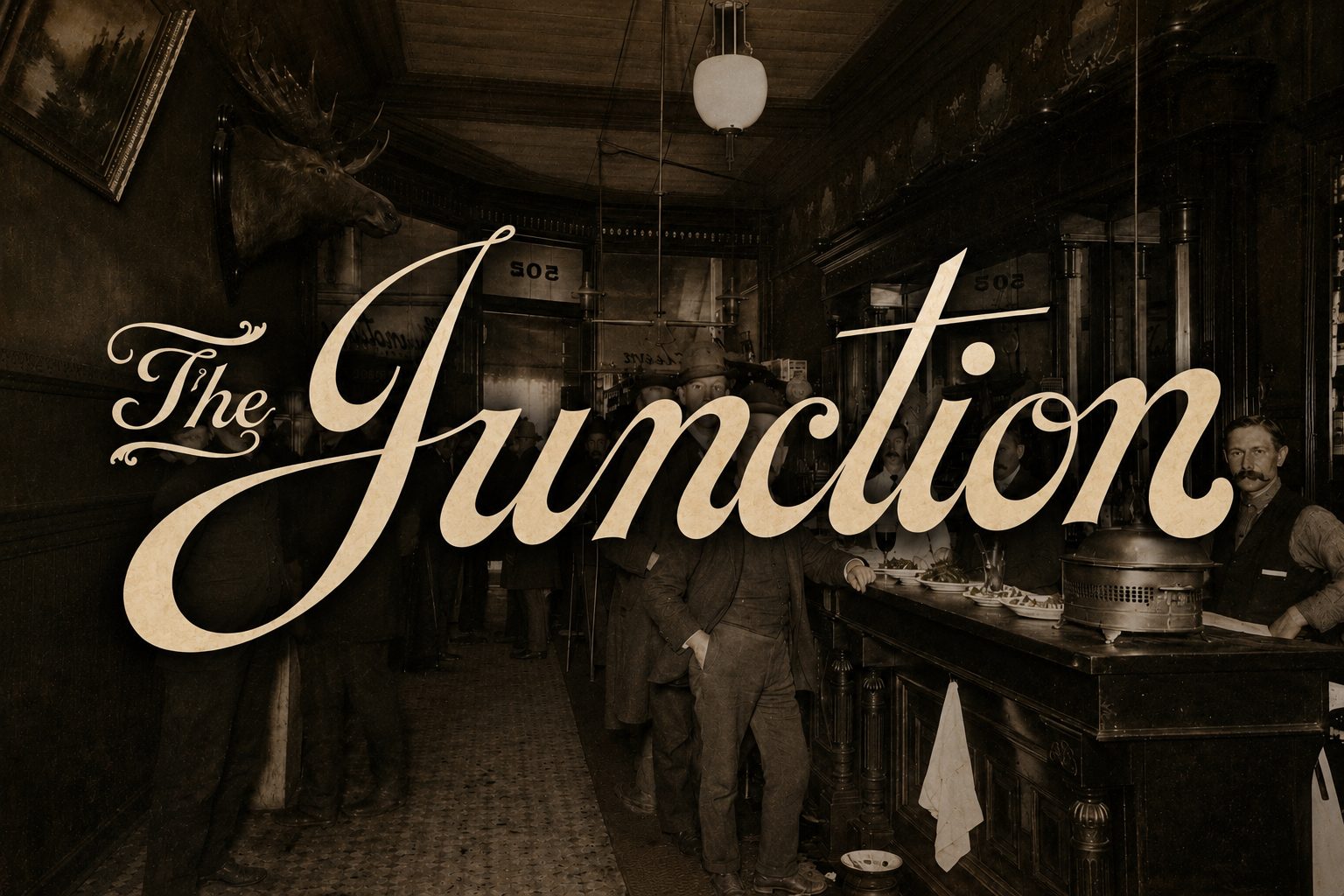 The historic Junction Saloon building in Los Alamos